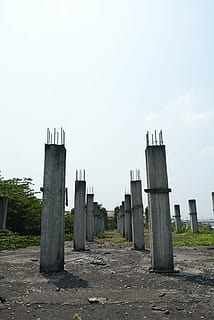 construção, carcaça, céu, construção de canais, apropriado, armadura, empilhando, ainda não, arquitetura, estrutura construída, natureza, dia, história, o passado, ninguém, destinos de viagem, exterior do edifício, céu limpo, ao ar livre, viagem, em uma sequência, turismo, copie o espaço, direção, o caminho a seguir, coluna arquitetônica, civilização antiga, 4K, CC0, domínio público, royalty free