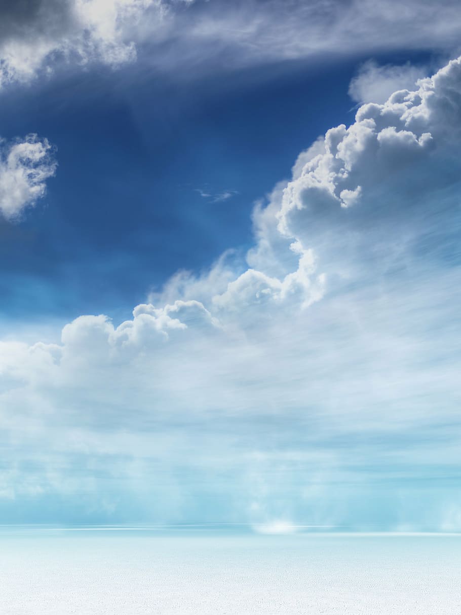 foto di nuvole, paesaggio, nuvole, la neve, cielo, wind shear, blu, inverno, natura, nuvola - cielo, Cloudscape, tempo metereologico, Paesaggi, giorno, all'aperto, nessuno, estate, cumulo, bellezza nella natura, la tranquillità, scenics - natura, scena tranquilla, idilliaco, orizzonte, Colore bianco, scena non urbana, orizzonte sull'acqua, mare, Inquadratura dal basso, acqua, morbidezza, meteorologia, 2K