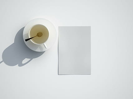 hvid, kop, top, underkop, papir, breve, 3d, rendering, tee, hvid farve, studio skud, indendørs, toiletpapir, ingen mennesker, skygge, hvid baggrund, tæt på, dag, kopiere plads, stilleben, bord, høj vinkel visning, skåret ud, tom, åben, porcelæn, enkelt objekt, direkte over, sort farve, geometrisk form, blank, elektrisk udstyr, 4K, CC0, offentligt domæne, royaltyfrie