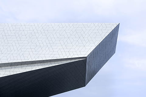 verme, vista dell'occhio, grigio, calcestruzzo, costruzione, Amsterdams, architettura, cielo, struttura costruita, blu, moderno, nessuno, architettura ed edifici, attività commerciale, all'aperto, nuvola - cielo, Inquadratura dal basso, giorno, natura, città, design, forma, modello, esterno dell'edificio, destinazioni di viaggio, metallo, astratto, vetro - materiale, acciaio, 4K, CC0, dominio pubblico, privo di copyright