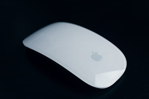 topo di mele, oggetti, tecnologia, singolo oggetto, bianca, computer, colore nero, mouse del computer, nessuno, isolato, avvicinamento, ricerca, sfondo nero, scienza, laboratorio, girato in studio, in casa, Colore bianco, ritagliare, assistenza sanitaria e medicina, forma, copia spazio, forma geometrica, natura morta, vista dall'alto, gemma preziosa, cerchio, design, 4K, CC0, dominio pubblico, privo di copyright