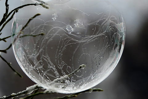 fotografia timelapse, bolla, ramo, bolla di sapone, zer, inverno, freddo, ghiacciato, ghiaccio, congelato, bolla congelata, blu, invernale, eiskristalle, la neve, natura, far cadere, avvicinamento, acqua, nessuno, concentrarsi sulle conoscenze acquisite, bagnato, forma, all'aperto, pianta, fragilità, vulnerabilità, giorno, ragnatela, messa a fuoco selettiva, bellezza nella natura, sfera, trasparente, rugiada, 5K, CC0, dominio pubblico, privo di copyright