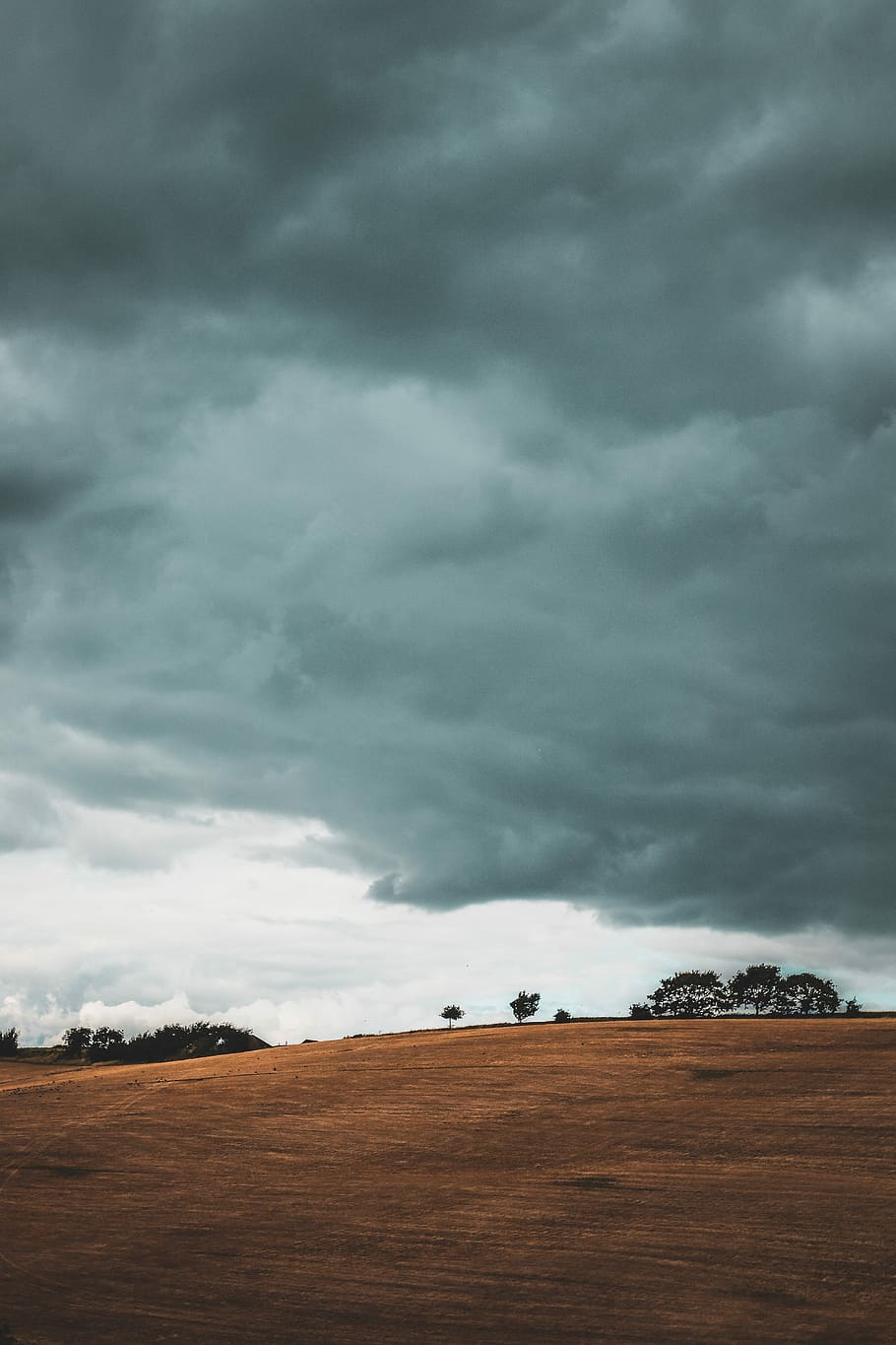 landskabsfoto, træ, bjerg, Brun, jordfelt, overskyet, himmel, Sky, Mark, spor, raincloud, grå, afgrøde, horisont, natur, jord, mørk, sky - himmel, miljø, landskab, scenics - natur, skønhed i naturen, rolig scene, storm, ingen mennesker, ro, storm sky, landlige scene, landbrug, dag, horisont over land, udendørs, ildevarslende, 5K