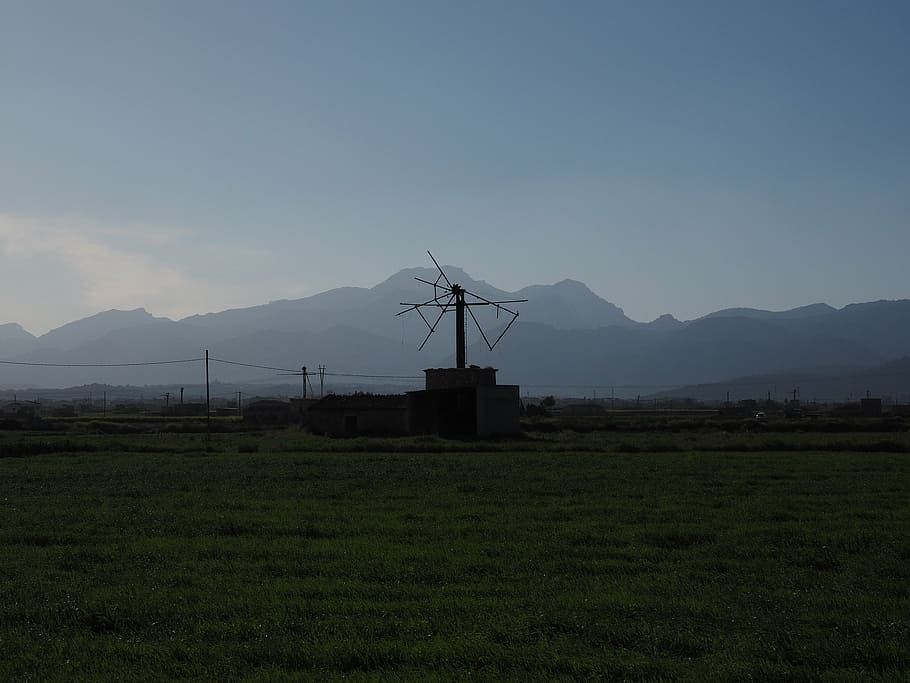 molí de vent, vell, caduc, ruïna, mallorca, muro, molí, energia eòlica, ala, deteriorat, agricultura, sense sentit, medi ambient, cel, camp, terra, paisatge, generació de combustible i energia, energia renovable, escenics - natura, bellesa a la natura, energia alternativa, muntanya, conservació del medi ambient, escena tranquil·la, tranquil·litat, cap gent, naturalesa, aerogenerador, Serra, herba, còpia espai, 4K
