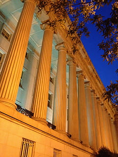 Washington, dc, acqua, notte, sera, al di fuori, Washington DC, cielo, costruzione, albero, bellissimo, luci, illuminazione, monumento, storico, architettura, struttura costruita, Inquadratura dal basso, colonna architettonica, esterno dell'edificio, nessuno, storia, il passato, destinazioni di viaggio, natura, viaggio, città, all'aperto, giorno, pianta, turismo, antico, colonnato, neoclassico, antica civiltà, soffitto, direttamente sotto, palazzo di giustizia, 2K, CC0, dominio pubblico, privo di copyright