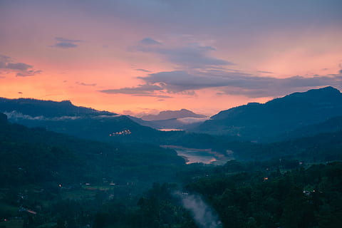 แม่น้ำ, ข้าง, สีเขียว, ต้นไม้, ส้ม, พระอาทิตย์ตกดิน, ภาพถ่ายทางอากาศ, ภูเขา, ภูมิประเทศ, ทะเลสาป, ป่า, เมฆ, มุมมอง, ศรีลังกา, กลางแจ้ง, Ramboda, ท้องฟ้า, พลบค่ำ, ความงามในธรรมชาติ, Scenics - ธรรมชาติ, ฉากที่เงียบสงบ, เมฆ - ท้องฟ้า, ความเงียบสงบ, เทือกเขา, สิ่งแวดล้อม, ธรรมชาติ, งดงาม, ฉากที่ไม่ใช่ในเมือง, ไม่มีคน, สีส้ม, ภาพเงา, ปลูก, ยอดเขา, 5K, CC0, โดเมนสาธารณะ, ค่าลิขสิทธิ์ฟรี