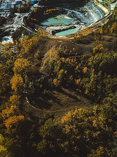 efterår, 300ft, antenne, fotografering, sø, træer, dagtimerne, udforske, Dam, Skov, træ, drone fotografering, drone, natur, vand, krater, landskab, mavic pro, Dji, deponering, Midtvesten, høj vinkel visning, skønhed i naturen, plante, vækst, ro, dag, ingen mennesker, scenics - natur, miljø, rolig scene, udendørs, arkitektur, idyllisk, sollys, grøn farve, plantage, 4K, CC0, offentligt domæne, royaltyfrie