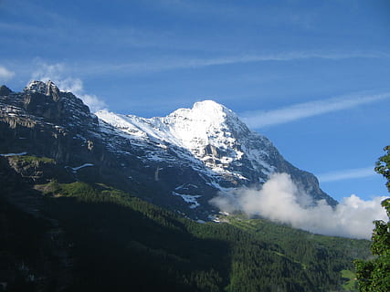 grindelwald, Eiger, sol, natur, Schweiz, bjerg, bjergkæde, scenics, landskab, sne, scenics - natur, skønhed i naturen, himmel, vinter, kold temperatur, rolig scene, plante, miljø, ro, ingen mennesker, træ, dag, snedækket bjerg, sky - himmel, ikke-urbane scene, udendørs, bjergtop, formation, 1080P, CC0, offentligt domæne, royaltyfrie