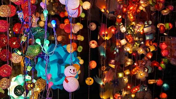 assorted-color string lights, lighting, light, bright, design, color, illuminated, shiny, backdrop, shine, blur, glow, lights background, effect, glowing, blue, abstract light, yellow, sky, white, vibrant, space, soft, colorful, sparkle, lamp, night, festive, holiday, pattern, electric, light background, lit, decoration, christmas, lantern, cultures, celebration, electric Lamp, lighting Equipment, hanging, red, multi Colored, retail, large group of objects, no people, variation, art and craft, choice, indoors, focus on foreground, abundance, close-up, chinese new year, retail display, 5K, CC0, public domain, royalty free