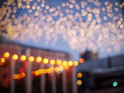lamp post lights, blur, lights, bokeh, defocused, night, abstract, backgrounds, circle, car, street, traffic, shiny, illuminated, cityscape, glowing, nightlife, city, lighting equipment, architecture, dusk, no people, decoration, building exterior, light bulb, christmas lights, light - natural phenomenon, celebration, lens flare, holiday, street light, outdoors, skyscraper, office building exterior, 4K, CC0, public domain, royalty free