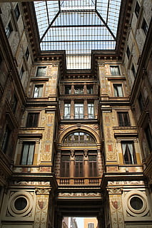 interior, vedere, arhitectural, clădire, arhitectură, arhitect, constructie, structura, casă, Acasă, podea, structural, ferestre, balcon, construită, fereastră, vedere unghiulară joasă, exteriorul clădirii, nici o persoana, zi, sticlă - material, arc, în aer liber, oraș, istorie, caracteristică arhitecturală, trecutul, reflecţie, model, natură, tavan, bogat ornamentat, 4K, CC0, domeniu public, fără drepturi de autor