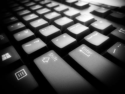photography, enter, keyboard, computer, keys, technology, internet, business, office, pc, buttons, work, keypad, typing, electronic, type, desktop, input, black, letter, push, digital, modern, object, information, communication, equipment, web, laptop, data, network, www, computer Keyboard, computer Key, close-up, computer equipment, text, computer part, connection, western script, alphabet, no people, capital letter, wireless technology, indoors, full frame, push button, 4K, CC0, public domain, royalty free
