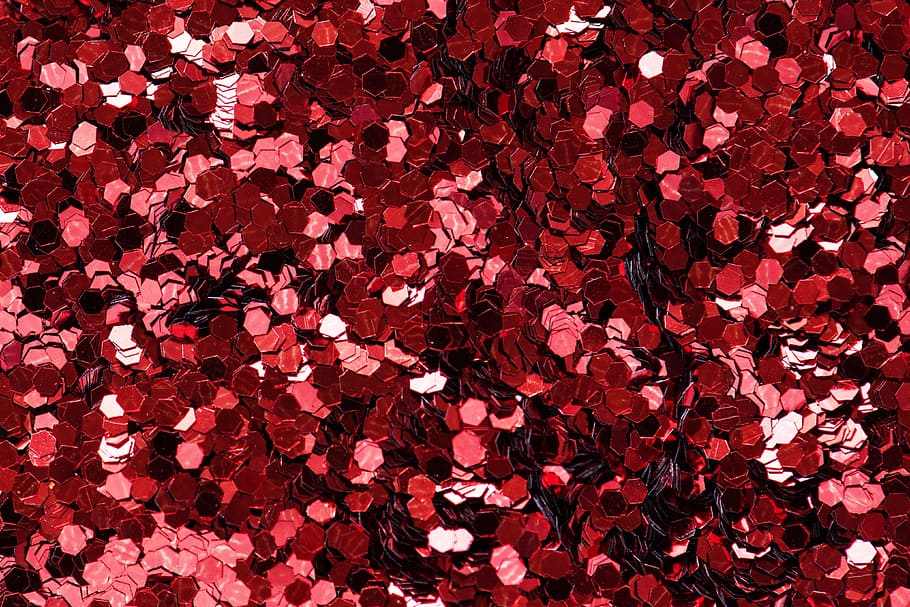 lotto rosso paillettes, fiore, modello, decorazione, astratto, rosa, avvicinamento, attrezzatura, moda, macro, oggetti, ottagoni, ornamenti, rosso, forme, stile, sfondi, fotogramma intero, nessuno, bellezza nella natura, abbondanza, natura, foglia, autunno, parte vegetale, vista dall'alto, freschezza, pianta, pianta fiorita, giorno, modello naturale, petalo, le foglie, 4K