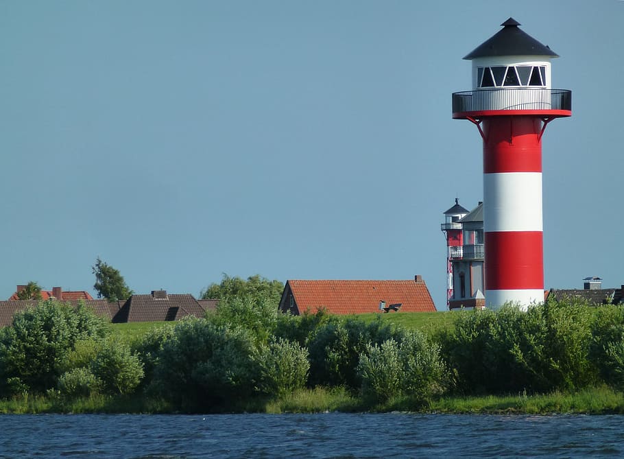 elbe, søfart, daymark, fyrtårn, ledestjerne, ton, maritim, vand, Forsendelse, kyst, teknologi, transportere, Tyskland, hav, romantisk, gamle land, humør, navigation, lavere saxoni, landskab, support, bygning udvendig, arkitektur, sikkerhed, bygget struktur, retning, bygning, vejledning, natur, himmel, plante, tårn, beskyttelse, ingen mennesker, dag, hus, rød, udendørs, 4K