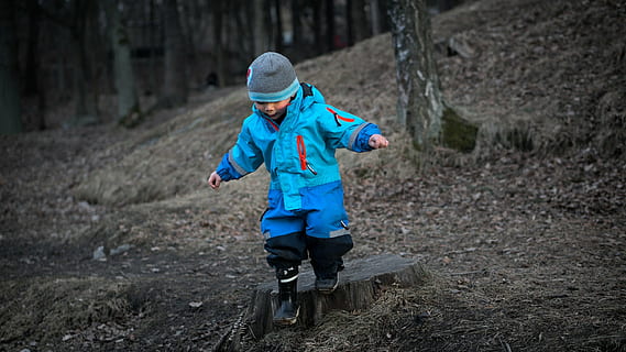 Foto, dreng, gå, Skov, søn, lille barn, barn, ung, barndom, spille, lille, dag, hoppe, trin, udendørs, kold, vinter tøj, træer, blade, første skridt, gå ud, samlet set, stump, sjovt, forår, mennesker, natur, drenge, fuld længde, en person, tøj, vinter, forfra, fritidsaktivitet, hanner, varme tøj, herrer, bevægelse, afkom, rigtige mennesker, livsstil, træ, 2K, CC0, offentligt domæne, royaltyfrie