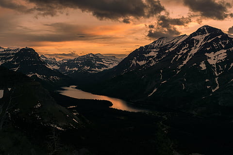 zlatý, hodinová fotografie, zasněžený, hory, vysokohorský, Pohled, jezero, rozsah, snwo, pokryté, krajina, Příroda, venkovní, scenérie, večer, západ slunce, soumrak, Skála, vrchol, panoráma, údolí, scénický, Evropa, majestátní, divočina, mrak - nebe, scén, hora, venku, nebe, nikdo, krása v přírodě, scenics - příroda, životní prostředí, pohoří, klidné scény, klid, dramatická obloha, voda, destinace, mimoměstské scény, idylický, přistát, horský vrchol, zasněžené hory, 5K, CC0, veřejná doména, bez autorských práv