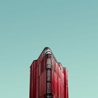 gusano, fotografía de vista, rojo, edificio de vidrio, edificio rojo de gran altura, edificio, estructura, cielo, azul, esquina, arquitectura, negocio, rascacielos, ciudad, urbano, moderno, creativo, raya, frente, fachada, cielo limpio, copia espacio, estructura construida, naturaleza, vista de ángulo bajo, exterior del edificio, día, nadie, al aire libre, luz del sol, envase, material de vidrio, edificio de oficinas exterior, altura maxima, industria, 8K, CC0, dominio público, libre de derechos
