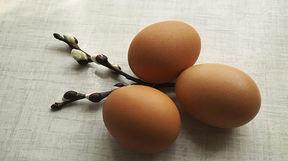 Paști, Verba, oua de Paste, vacanţă, Florii, alimente, maro, organic, ouă, prospeţime, ou animal, fundaluri, natură, mancare si bautura, mâncat sănătos, bunăstare, în interior, ou, nici o persoana, natură moartă, a închide, masa, fruct, stil de viata sanatos, ingredient, mancare cruda, studio shot, vedere în unghi mare, grup de obiecte, lemn - material, 2K, CC0, domeniu public, fără drepturi de autor