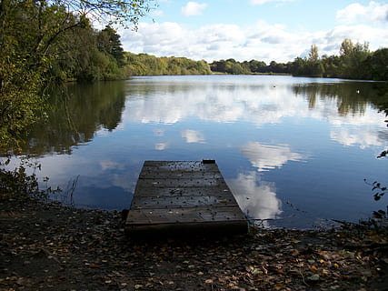 vista al lago, escena, muelle, apuntalar, abandonado, lago, ver, agua, verano, escénico, pacífico, al aire libre, paisaje, tranquilo, calma, reflexión, nadie, naturaleza, árbol, planta, cielo, tranquilidad, escena tranquila, nube - cielo, día, belleza en la naturaleza, paisajes - naturaleza, escena no urbana, a orillas del lago, idílico, playa, 4K, CC0, dominio público, libre de derechos