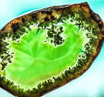 billede, manipuleret, geode sten, geode, sten-, agat, perle, ædelsten, mineral, birthstone, naturlig, halvædelsten, gemology, åndelig, alternativ, geologi, healing, makro, gennemsigtig, dekorative, energi, dekoration, juvel, spa, meditation, healer, mineralogi, terapi, natur, chakra, mad, grøn farve, frugt, tæt på, ingen mennesker, friskhed, tværsnit, mad og drikke, sund kost, skive, indendørs, stilleben, velvære, plante, enkelt objekt, grøn, selektiv fokusering, dag, høj vinkel visning, blå baggrund, 2K, CC0, offentligt domæne, royaltyfrie