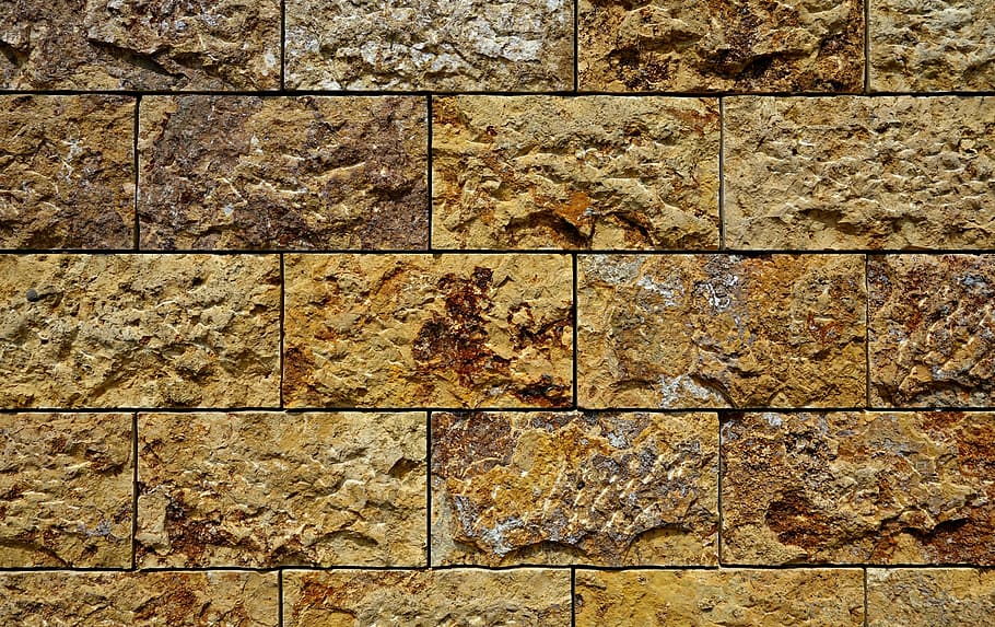 marró, beix, concret, paret de maó, paret, pedres, paret de pedra, patró, textura, textura de pedra, superfície, groc, ocre, fons, marc complet, rajola, sòls, cap gent, funció de construcció de parets, sòl de rajoles, forma geomètrica, forma, dia, sòlid, sendera, estructura construïda, aspre, material de pedra, primer pla, repetició, a l'aire lliure, llambordes, maó, 4K