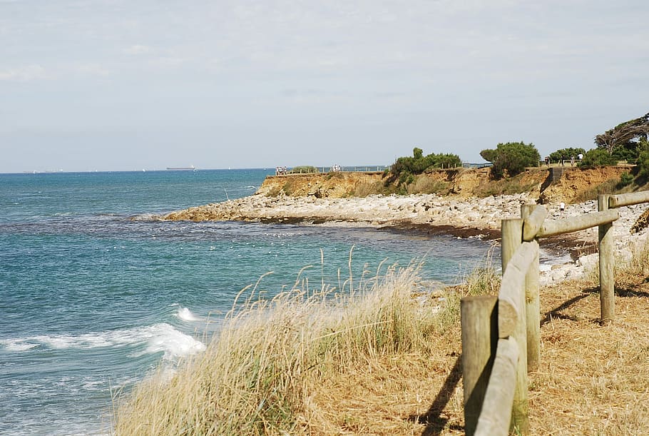 Wellen, Küstenstrand, Frankreich, Meer, Ozean, Strand, atlantisch, oléron, Natur, Wasser, keine Leute, Tag, Himmel, Land, Szenen - Natur, Schönheit in der Natur, Horizont über Wasser, Ruhe, Horizont, ruhige Szene, Pflanze, Nicht-städtische Szene, draußen, idyllisch, Sonnenlicht, 2K