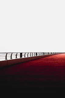 gri, beton, barieră, luate, clar, cer, fotografie de pod, pod, balustradă, cale, peisaj urban, minim, roșu, oraș, alb, abstract, geometric, Joshua fuller, fundal, tapet, luminos, călătorie, lemn, orizont, Dubai, nici o persoana, spațiu copie, cer senin, arhitectură, construită, natură, zi, în interior, absență, montare pe perete, lemn - material, conexiune, liniște, consecutiv, cărare, gol, 5K, CC0, domeniu public, fără drepturi de autor