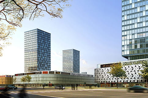 photographier, structures de la ville, immeuble de bureaux, villa, le rendu, visualisation, architecture, visualisation 3d, visualisation architecturale, paysage, bâtiment, cgi, ville, structure construite, extérieur du bâtiment, arbre, extérieur d'immeuble de bureaux, moderne, ciel, transport, Bureau, journée, mode de transport, ciel clair, la nature, signe, rue, plante, personnes accessoires, verre - matériel, gratte ciel, en plein air, quartier financier, 2K, CC0, domaine public, libre de droits