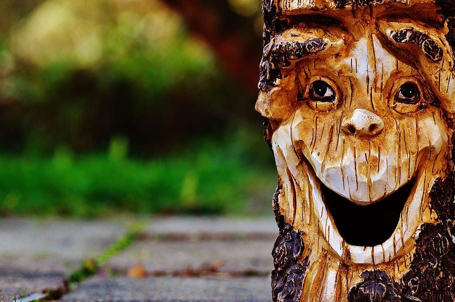 arbre marró, registre, cara, fash, arbre, esperit forestal, cara d’arbre, místic, esperit d’arbre, divertit, riure, centrar-se en primer pla, dia, material de fusta, planta, cap gent, primer pla, animal, naturalesa, art i artesania, a l'aire lliure, tronc de l'arbre, temes d'animals, creativitat, tronc, retrat, marró, artesania, representació, antropomòrfic, cap d’animals, 4K