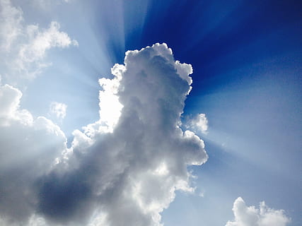 Sky, Himmelblå, skyer, form, spotlight, himmel, blå, skyer form, sky - himmel, baggrunde, cloudscape, natur, skønhed i naturen, ro, lav vinkel visning, scenics - natur, dag, rolig scene, ingen mennesker, idyllisk, udendørs, sollys, hvid farve, fluffy, blødhed, meteorologi, 2K, CC0, offentligt domæne, royaltyfrie