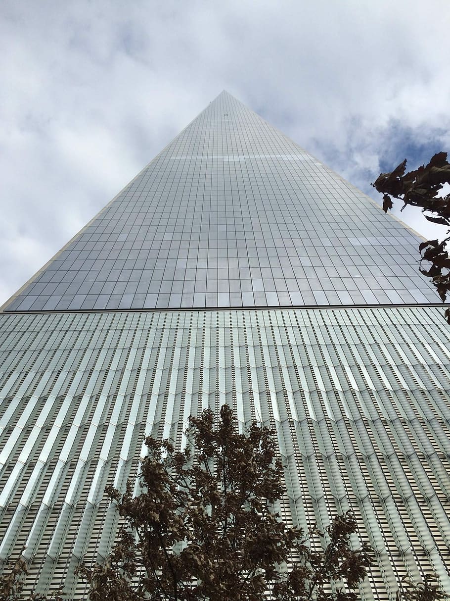 Nyc, neuer Turm, Base, Baum, die Architektur, Himmel, wolke - himmel, Tag, gebaute Struktur, Gebäudehülle, Pflanze, Flachwinkelansicht, keine Leute, Natur, große Höhe, Stadt, Gebäude, Reiseziele, Bürogebäude außen, Büro, draußen, Wolkenkratzer, Turm, modern, Platz, 1080P