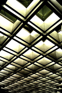arhitectură, tavan, abstract, interior, proiecta, ușoară, iluminat, room-interior, de interior, model, în interior, cadru complet, geometrică, formă, vedere unghiulară joasă, nici o persoana, fundaluri, construită, repetiţie, caracteristică arhitecturală, zi, lucarnă, modern, lumina soarelui, arhitectură și artă, 2K, CC0, domeniu public, fără drepturi de autor