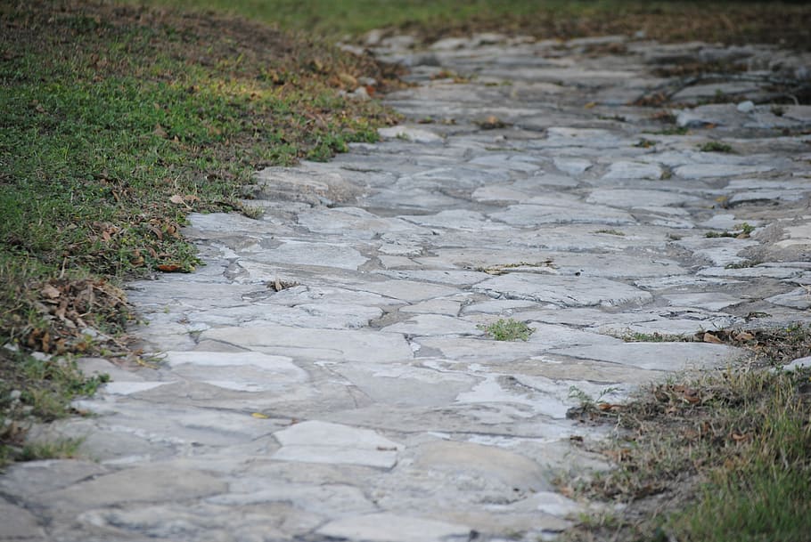 pad, steen, natuur, groene tuin, groen, tuin-, natuurlijk, rots, landschap, voetpad, manier, weg, park, lopen, gras, buitenshuis, dag, geen mensen, fabriek, selectieve aandacht, land-, groei, kalmte, schoonheid in de natuur, veld-, richting, milieu, solide, water, de weg vooruit, detailopname, oppervlakteniveau, stromend water, 4K