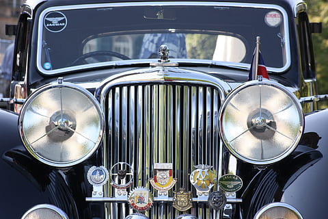 jaguar, voorkant, koeler, Old Timer, klassiek, spotlight, voertuig, automotive, auto, oud, oldtimer auto, zeldzaamheid, nostalgie, historisch, vooraanzicht, vintage auto, nostalgisch, oude auto, wijze van transport, vervoer, koplamp, landvoertuig, motorvoertuig, retro gestileerd, geen mensen, metaal, dag, verlichtingsapparatuur, detailopname, luxe, glas - materiaal, antiek, glimmend, buitenshuis, reizen, chroom, glas, zilverkleurig, 4K, CC0, publiek domein, royaltyvrij
