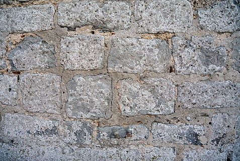 paret, maó, fons, estructura, bricked, textura, pedra natural, maçoneria, mur del castell, patró, marc complet, funció de construcció de parets, estructura construïda, sòlid, arquitectura, cap gent, aspre, material de pedra, paret de pedra, primer pla, pedra - objecte, dia, vell, història, rock, a l'aire lliure, ciment, concret, 2K, CC0, domini públic, lliure de regalies