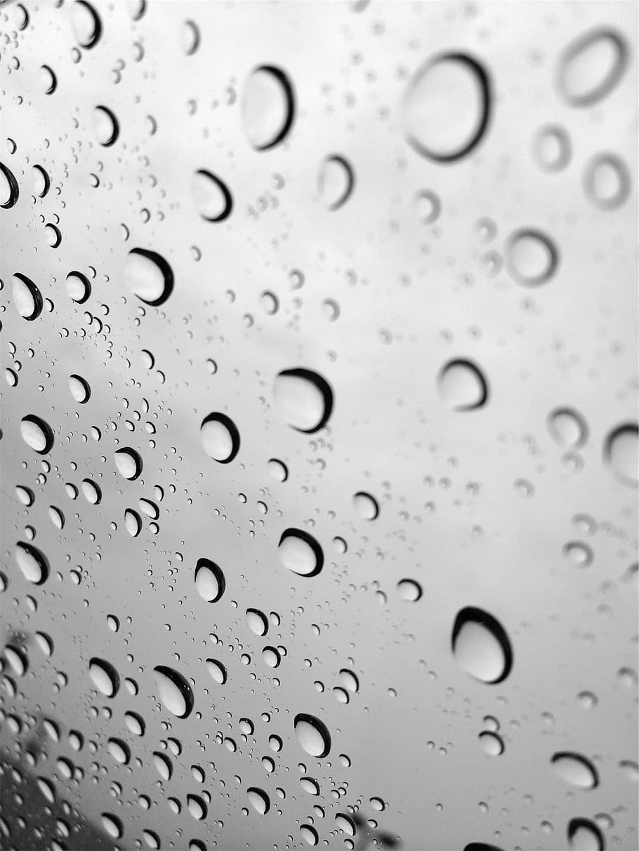 pluja, gotes, humit, tirar endavant, aigua, líquid, splash, clar, gota de pluja, transparent, superfície, temps, tirar, vidre - material, fons, marc complet, primer pla, finestra, cap gent, naturalesa, a l'interior, centrar-se en primer pla, dia, patró, temporada de pluges, vidre, efecte texturat, puresa, 1080P