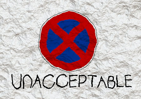 czerwony, niebieski, gorszący, logo, papier, Ściana, Struktura, zakaz, czcionka, potargane, nie pasujący, niekorzystny, bezużyteczny, uneinlösbar, niemożliwy, być wyłączonym, nierozsądny, przesadny, niezrównoważony, nieprzydatny, niewłaściwy, bezcelowy, niepraktyczny, przestarzały, nieważny, niepotrzebne, nieskuteczny, zbędny, nic nie warte, zatrzymanie, znak drogowy, zabroniony, tekst, zbliżenie, porozumiewanie się, żadnych ludzi, biały kolor, funkcja budowy ścian, pismo zachodnie, symbol, znak, kształt, Informacja, sztuki i rzemiosła, wzór, graffiti, emocja, patriotyzm, flaga, wiadomość, 4K, CC0, domena publiczna, darmowe zdjęcia