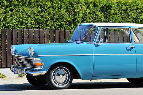 opel, záznam, auto, oldtimer, opel rekord, sběratelský předmět, klasický, nostalgie, chrom, pkw, starý, automobilového průmyslu, rarita, oldi, vozidlo, historicky, staré auto, minulost, přeprava, dopravy, staromódní, modrý, venku, způsob dopravy, pozemního vozidla, motorové vozidlo, stacionární, retro stylu, den, strom, Historické auto, pickup, silnice, parkoviště, nikdo, Příroda, ulice, město, 4K, CC0, veřejná doména, bez autorských práv