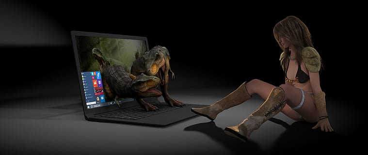 visualització, portàtil, t-rex, una persona, a l'interior, artista, nit, només dones, adult, tecnologia, ordinador, dones, fons negre, connexió, adult jove, tecnologia sense fils, gent, tir de l'estudi, fosc, comunicació, dues persones, assegut, monitor d’ordinador, equips informàtics, creativitat, dones joves, usant portàtil, 4K, CC0, domini públic, lliure de regalies