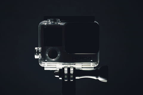 gopro camera, GoPro, camera, technology, camera - Photographic Equipment, equipment, black Color, single Object, black background, studio shot, no people, close-up, old-fashioned, indoors, retro styled, still life, communication, reflection, music, copy space, photography themes, arts culture and entertainment, wireless technology, recording studio, electrical equipment, 4K
