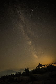 stjerne, nat, genert, stjerne - rum, plads, astronomi, scenics - natur, himmel, skønhed i naturen, rolig scene, ro, galakse, stjerne felt, bjerg, uendelighed, natur, idyllisk, ingen mennesker, ikke-urbane scene, konstellation, majestætisk, Mælkevejen, rum og astronomi, 5K, CC0, offentligt domæne, royaltyfrie