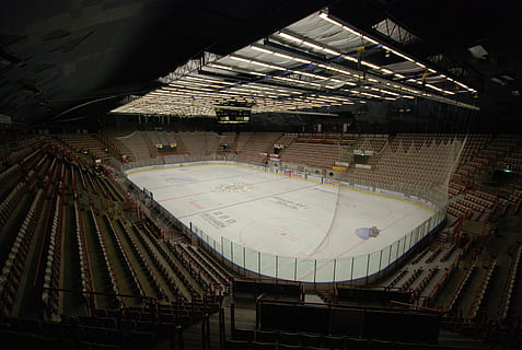 norway, gjøvik, cavern, architecture, built structure, sport, indoors, winter, roof, winter sport, no people, ice, ice hockey, ice rink, high angle view, cold temperature, absence, stadium, empty, day, ceiling, stage, 2K, CC0, public domain, royalty free