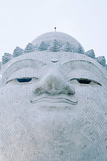 grå beton struktur, Foto, grå, buddha, hoved, dagtimerne, ekspression, ansigt, se, øje, minimal, repræsentation, Kunst og håndværk, lav vinkel visning, menneskelig repræsentation, skulptur, himmel, arkitektur, religion, kreativitet, spiritualitet, ingen mennesker, statue, mandlig lighed, historie, tro, bygget struktur, fortiden, skyfri himmel, dag, rejsemål, 4K, CC0, offentligt domæne, royaltyfrie