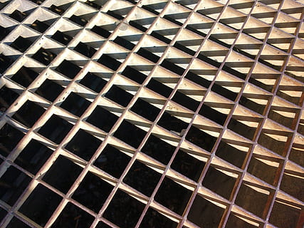 gitter, ark, linjer, geometri, mønster, lys, skygge, fuld ramme, baggrunde, ingen mennesker, dag, tæt på, gentagelse, form, bygget struktur, design, arkitektur, metal, rist, tekstureret, geometrisk form, metal rist, lav vinkel visning, firkantet form, indendørs, 4K, CC0, offentligt domæne, royaltyfrie