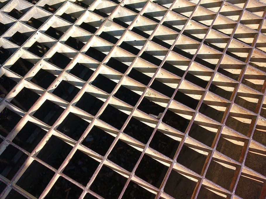 gitter, ark, linjer, geometri, mønster, lys, skygge, fuld ramme, baggrunde, ingen mennesker, dag, tæt på, gentagelse, form, bygget struktur, design, arkitektur, metal, rist, tekstureret, geometrisk form, metal rist, lav vinkel visning, firkantet form, indendørs, 4K