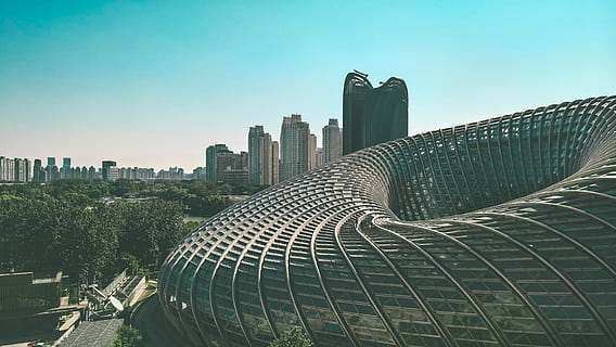 fjern, grå, arkitektur, runde glasstadion, bygning, struktur, stadion, milepæl, skyskraber, bybilledet, hovedstadsområde, ydre, moderne, asium, parkere, by, beijing, Kina, bygget struktur, bygning udvendig, kontorbygning udvendig, himmel, by skyline, rejsemål, natur, landskab, ingen mennesker, skyfri himmel, boligområde, rejse, sollys, kontor, udendørs, finansdistrikt, 5K, CC0, offentligt domæne, royaltyfrie