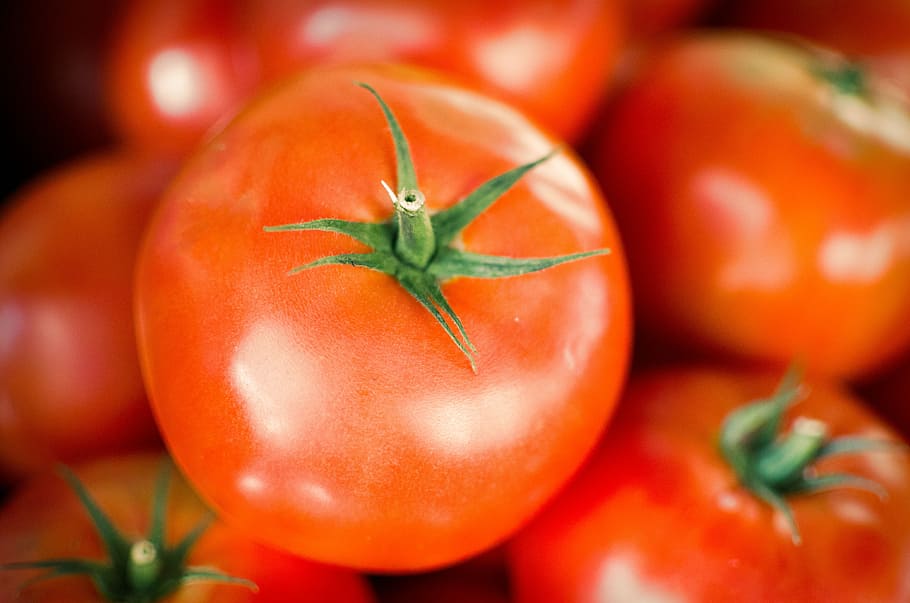 fotografia em close-up, laranja, tomate, tomates vermelhos, fruta, vermelho, vegetal, maduro, suculento, folha, Comida, abstrato, fechar-se, pilha, volta, reflexão, verde, haste, Alimentação saudável, comida e bebida, bem-estar, frescura, ninguém, agricultura, plantar, comida crua, ingrediente, natureza, estilo de vida saudável, orgânico, comida vegetariana, 4K