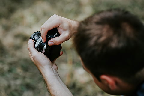 taking, photos, beautiful, young, woman, Photographer, work, camera, model, photography, men, camera - Photographic Equipment, people, outdoors, males, nature, one Person, lens - Optical Instrument, adult, human Hand, human body part, holding, water, wet, headshot, technology, hand, day, rear view, portrait, close-up, young adult, focus on foreground, communication, wireless technology, digital camera, finger, 5K