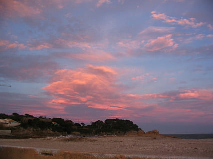 himmel, sjø, sky, hav, Sky, scenics, natur, skjønnhet i naturen, landskap, sky - himmel, naturskjønnhet - natur, ro, rolig scene, miljø, land, solnedgang, ingen folk, ikke-urbane scene, horisont over land, horisont, idylliske, utendørs, felt, anlegg, dag, tørt klima, halvtørre, 1080P, CC0, offentlig domene, opphavsrett gratis