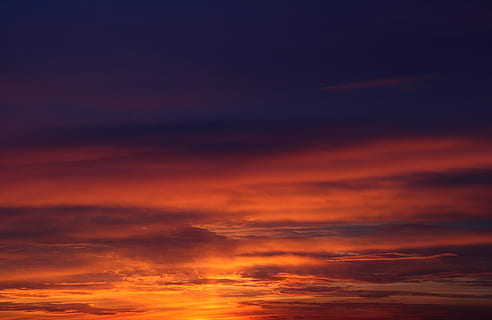 solnedgang, sol, Sky, ild, himmel, rød, om aftenen, orange, blå, sky - himmel, dramatisk himmel, scenics, natur, cloudscape, skønhed i naturen, orange farve, scenics - natur, ro, baggrunde, tusmørke, ingen mennesker, ærefrygt, skumring, idyllisk, levende farve, atmosfære, udendørs, mørk, frihed, lilla, meteorologi, abstrakt, 4K, CC0, offentligt domæne, royaltyfrie